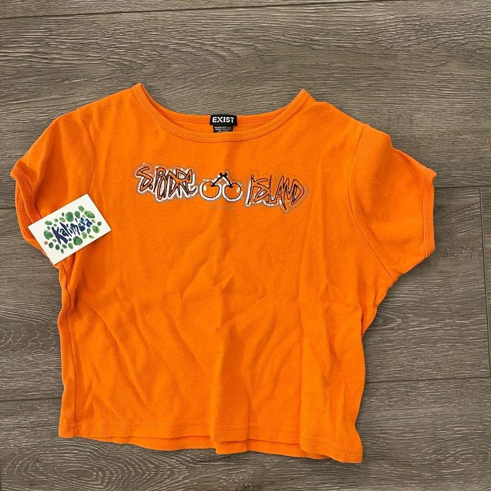 Exist Graphic Cropped Tee